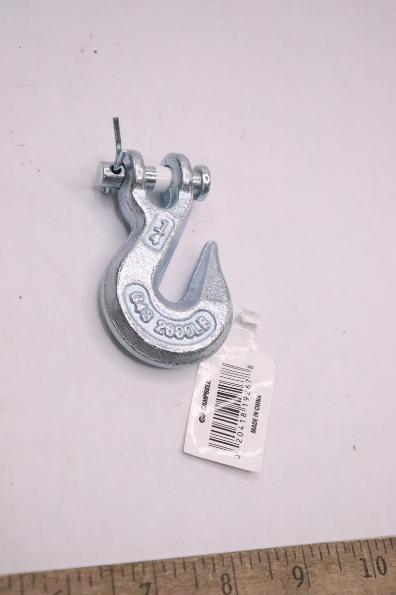 Campbell Clevis Grab Hook Zinc Plated Grade 43 1/4" T9501424