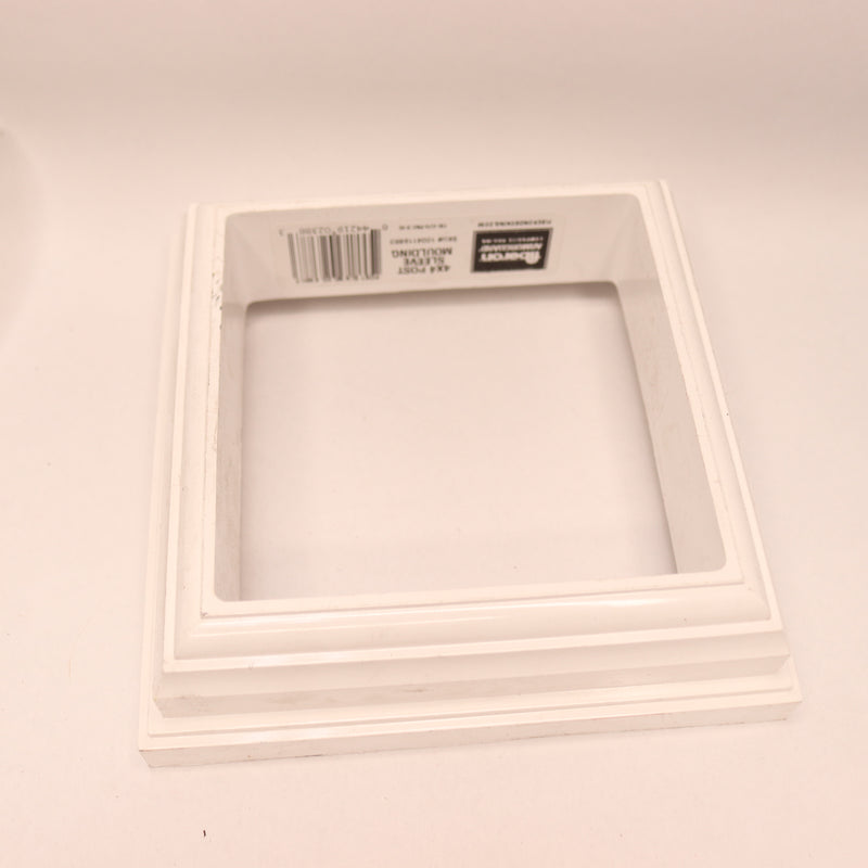 Fiberon Post Sleeve Base Molding White 4" x 4" POSTSLVMLDG4WHF