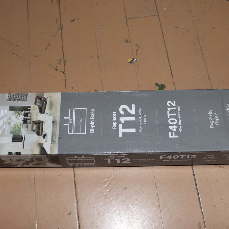 (2-Pk) Feit Electric Linear Plug & Play Bi-Pin Base T12 LED Linear Lamp