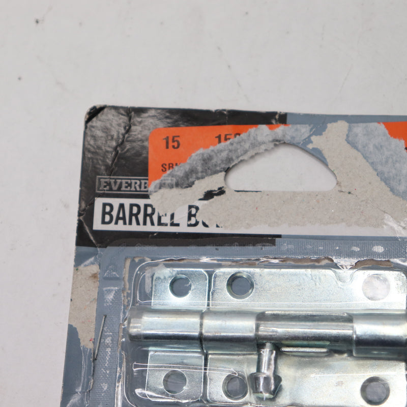 Everbilt Barrel Bolt Zinc-Plated 3" 20054