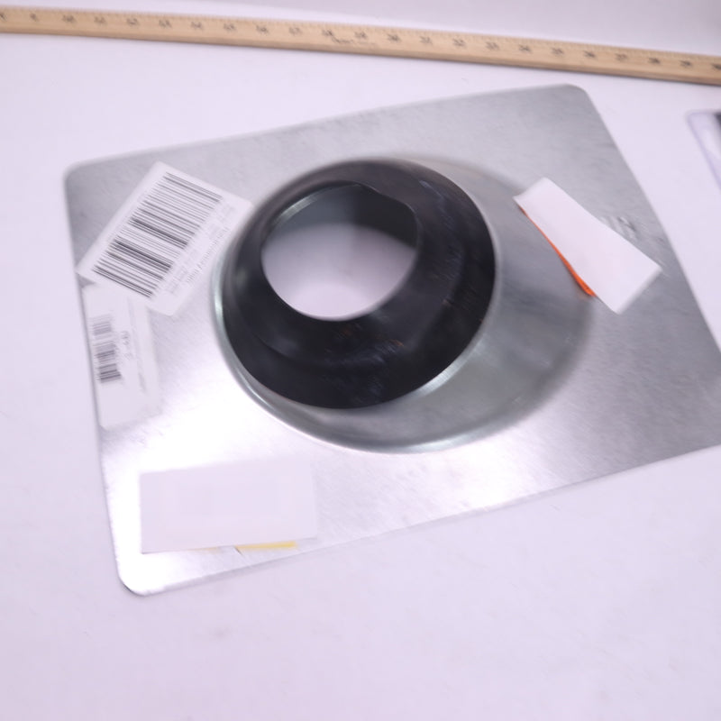 Adjustable Pipe Flashing w/  Galvanized Steel Base and Rubber Collar 3" & 4"