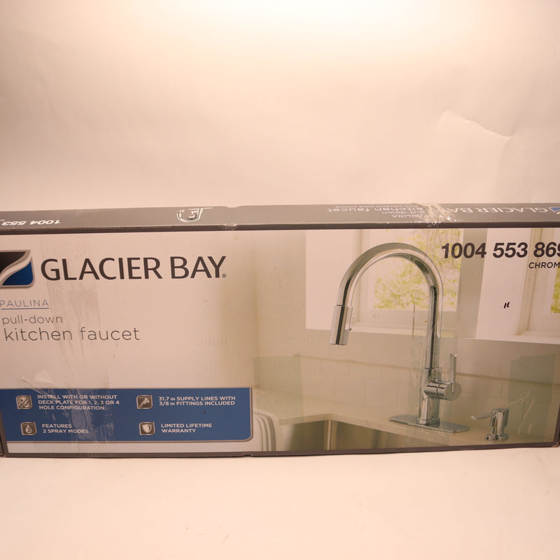 Glacier Bay Paulina Single-Handle Pull-Down Sprayer Kitchen Faucet