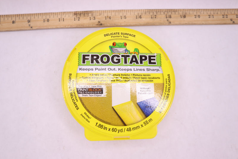 Frog Tape Delicate Surface Painter's Tape Single Roll Yellow 1.88" x 60 yds