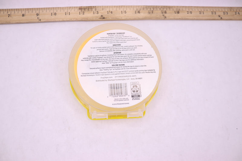 Frog Tape Delicate Surface Painter's Tape Single Roll Yellow 1.88" x 60 yds