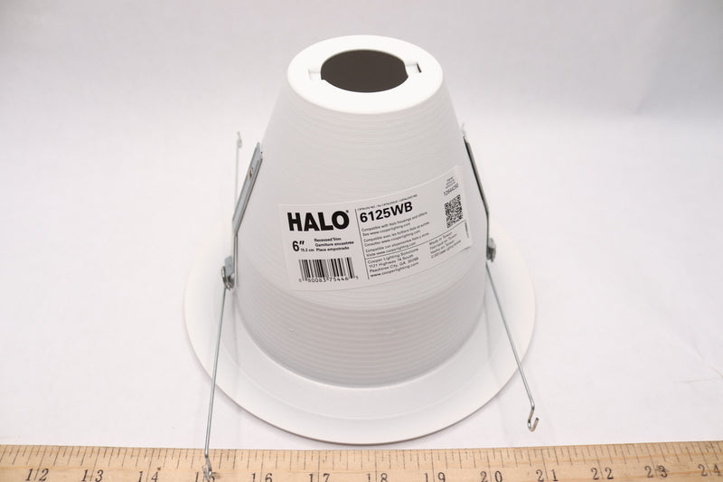 Halo Recessed Trim Cooper Baffle White 6" 6125WB