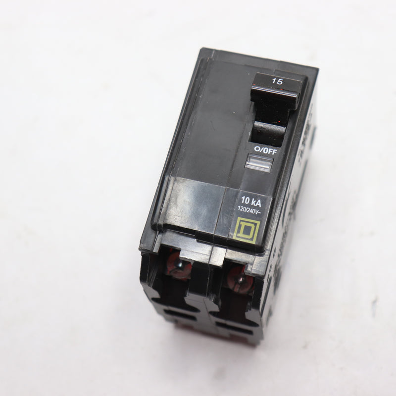 Square D Circuit Breaker 2-Pole 15Amp 120/240V QO215