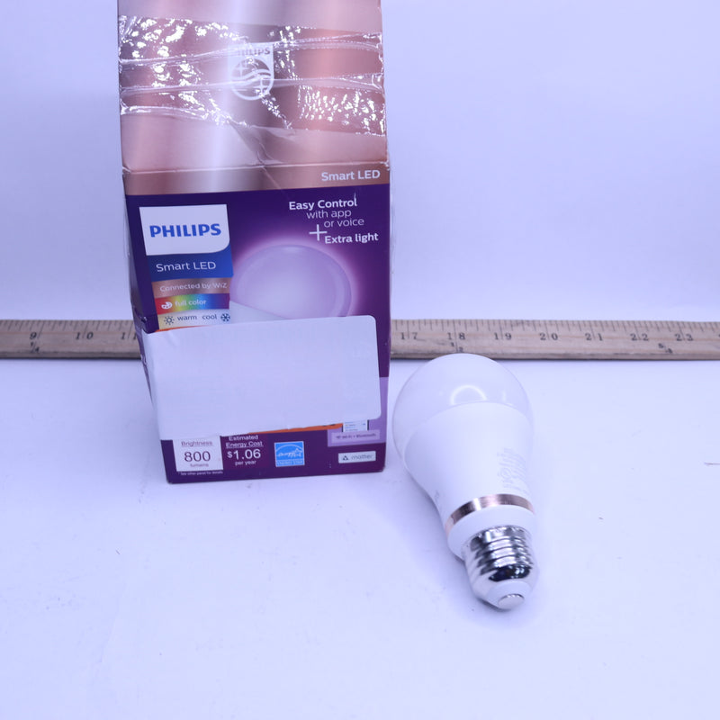 Philips WiZ Connected Hue A19 LED Light Smart Bulb 60W Equiv. 9290023833C