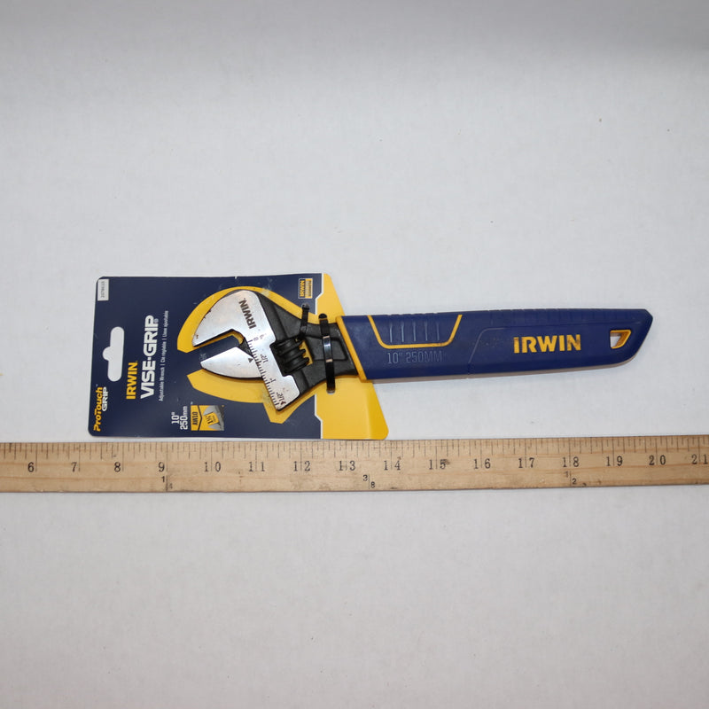 Irwin Vise-Grip Adjustable Crescent Wrench Chrome Vanadium Steel 10" 2078610