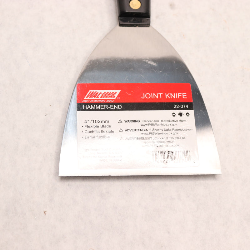 Wallboard Tools Hammer End Knife Carbon Steel 4" 22-074