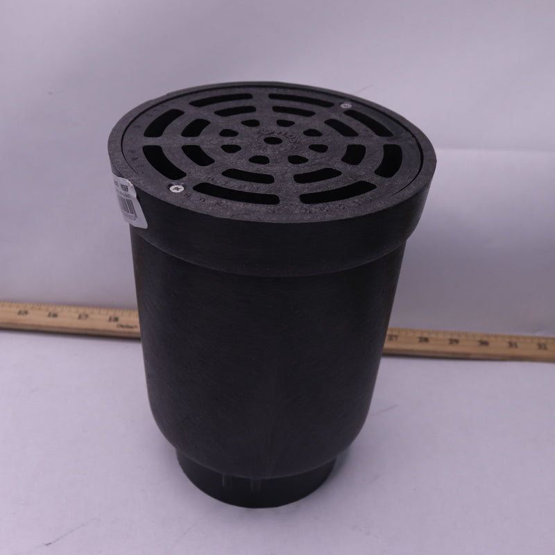 NDS Round Surface Drain Inlet with Plastic Grate 6" FWSD69