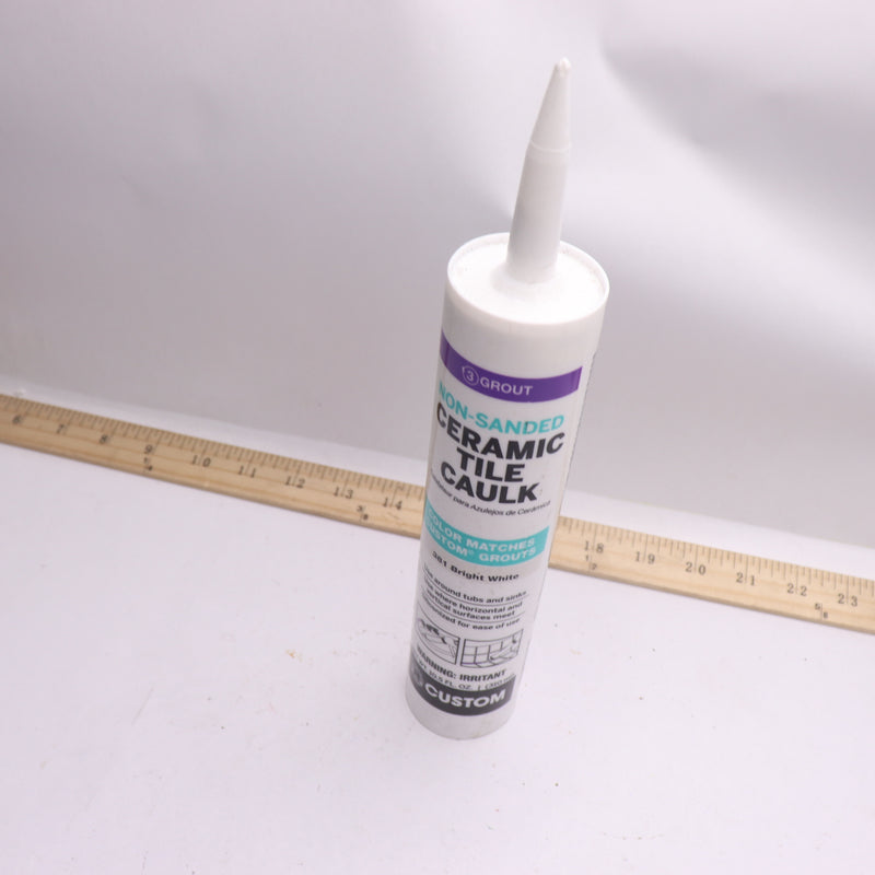 Custom Tile Caulk Bright White 10.5 oz