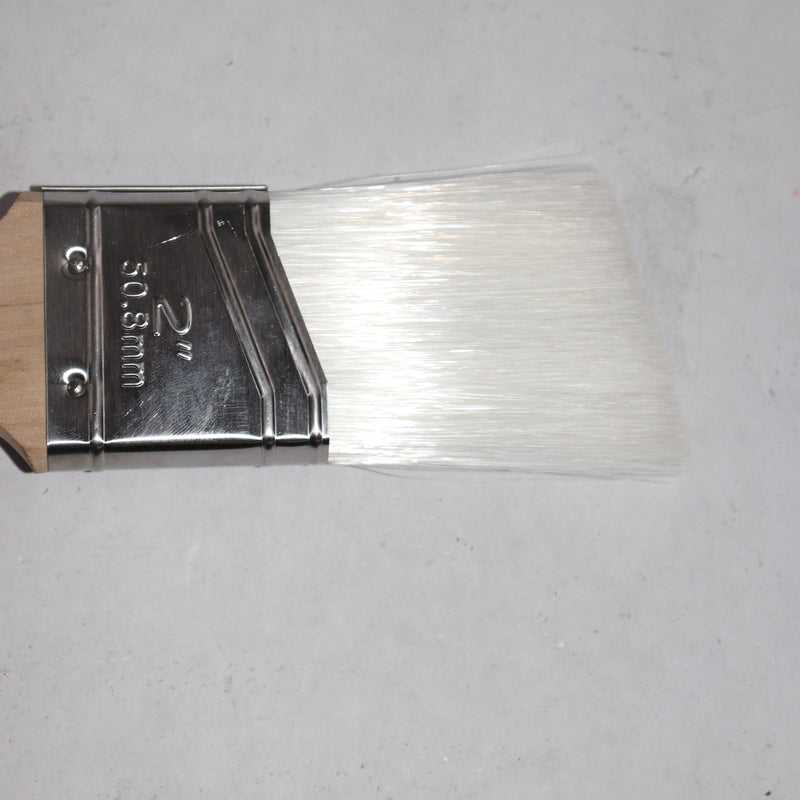 Zibra Pro Grade Angled Paint Brush White 2" for Walls, Trim, and Doors