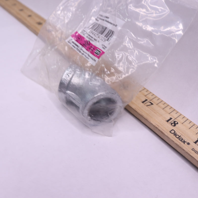 STZ 45 Degree Pipe Elbow Glavanized 1/2" 311 E45-12 - Clean & Sealed
