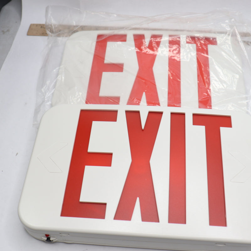 Light Fixture Industries Led Exit Sign Red/Green