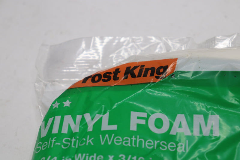 Frost King Vinyl Foam Tape Grey 3/4" W x 3/16" T x 17' L