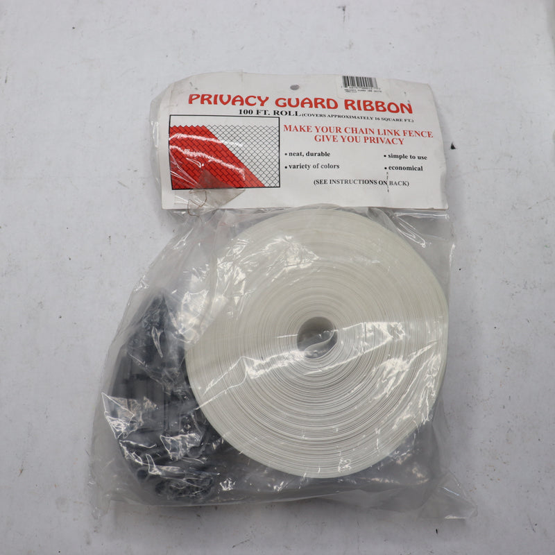 MSW Privacy Fence Guard Ribbon for Chain Link Brick Red 2" x 100' 16 sq ft