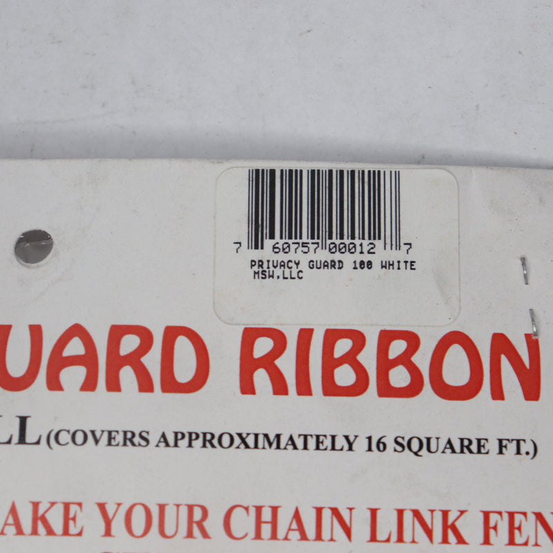 MSW Privacy Fence Guard Ribbon for Chain Link Brick Red 2" x 100' 16 sq ft