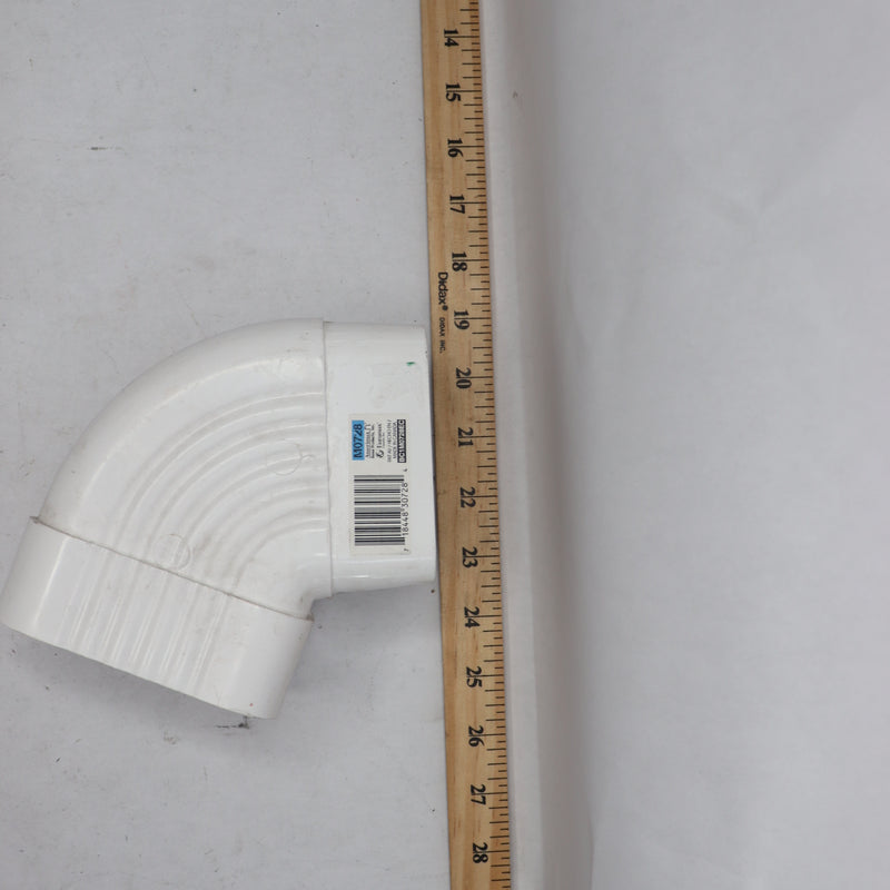 Amerimax Gutter Elbow Vinyl White 4" x 3" M0728