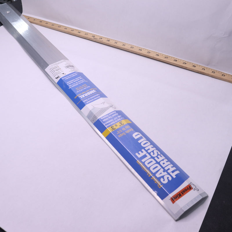 Frost King Fluted Top Saddle Threshold Silver Aluminum 3" x 36" AT4336A