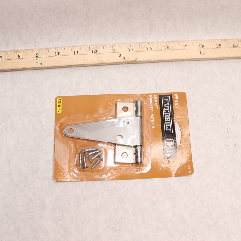 Everbilt Tee Hinge Stainless Steel 4" 259759