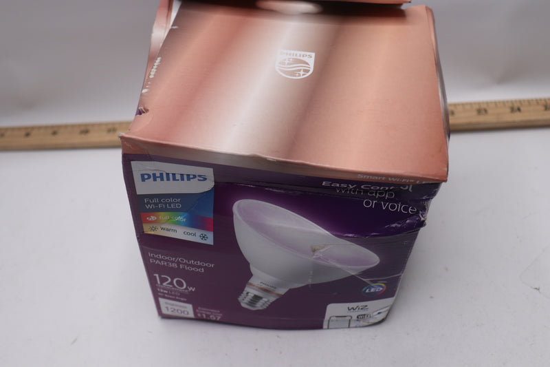 Philips Smart Wi-Fi Connected LED Floodlight Light Bulb Dimmable PAR38 120W