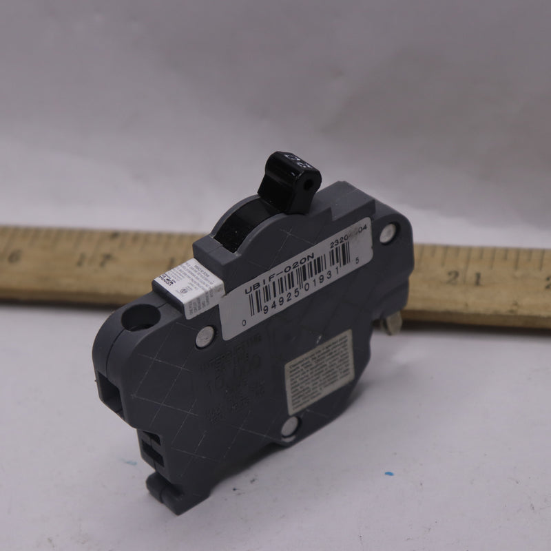 Federal Pacific Miniature Circuit Breaker 1 Pole 20A 120VAC UBIF020N