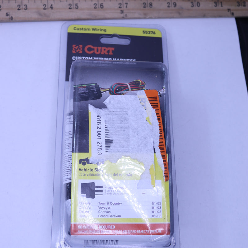 Curt Vehicle-Side Custom Trailer Wiring Harness 4-Pin 55376