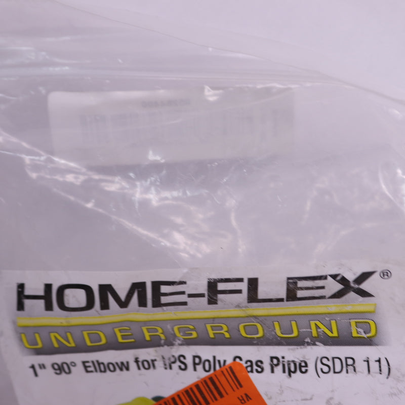 Home-Flex Underground IPS Yellow Poly Gas Pipe 90 Degree Elbow Kit