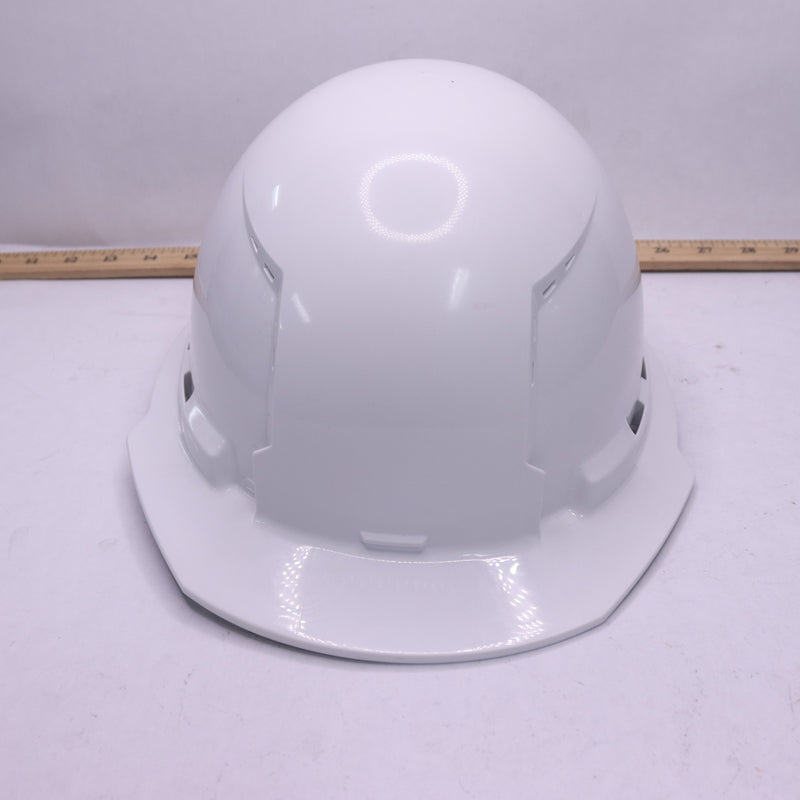 Milwaukee Full Brim Vented Hard Hat With Bolt White 48731200 - Complete
