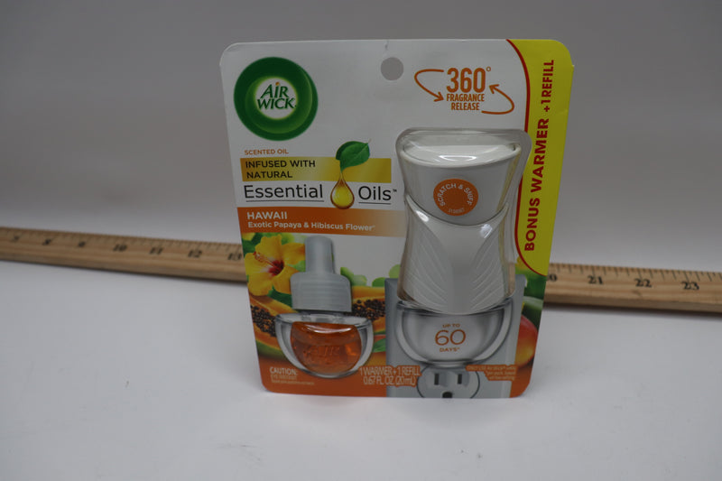 Air Wick Plug in Scented Oil Starter Kit Essential Oils Air Freshener