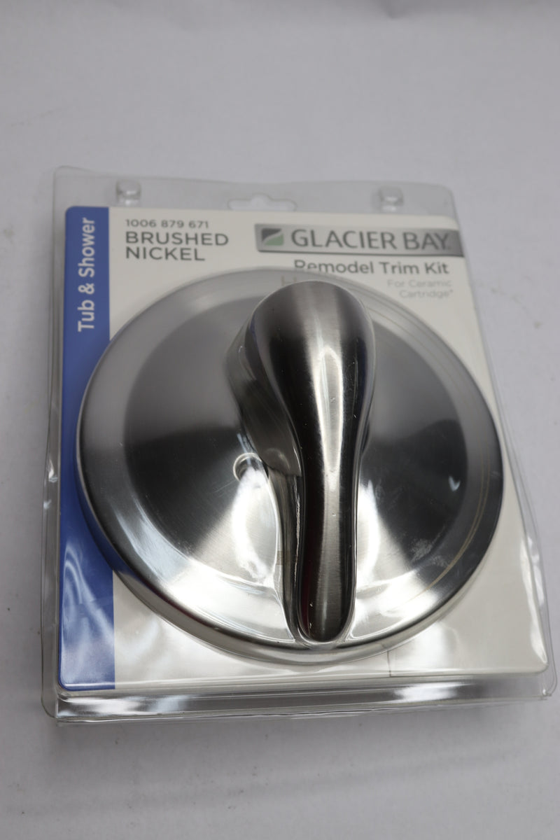 Glacier Bay Valve Trim Kit 1-Handle Brushed Nickel 1006879671