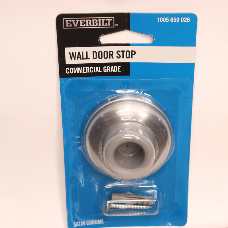 Everbilt Wall Door Stop Satin Chrome 1005659026