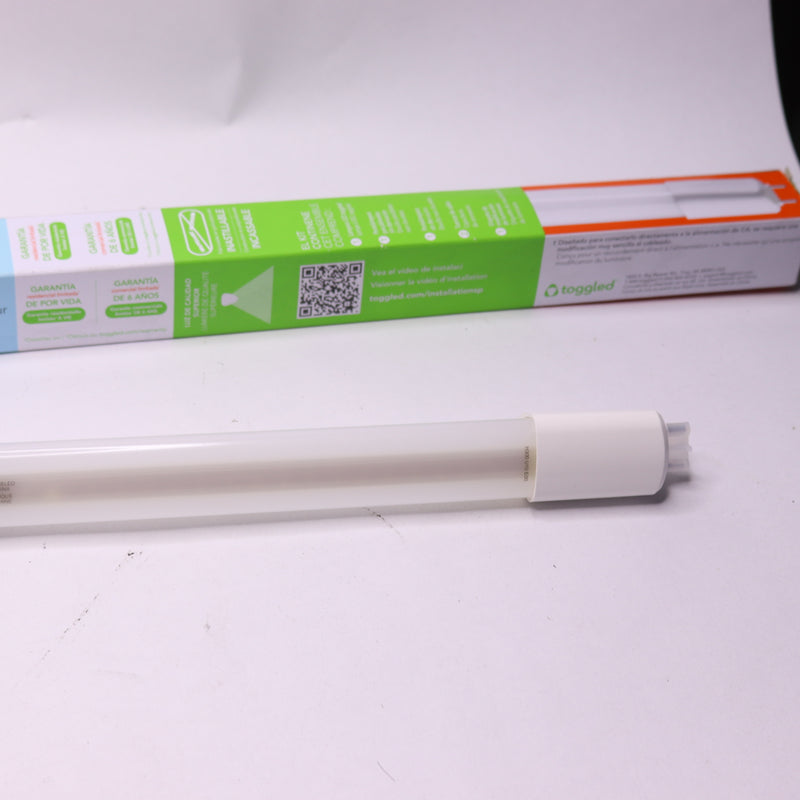 24 in. 8-Watt Daylight (5000K) T8 Linear Tube LED Light Bulb