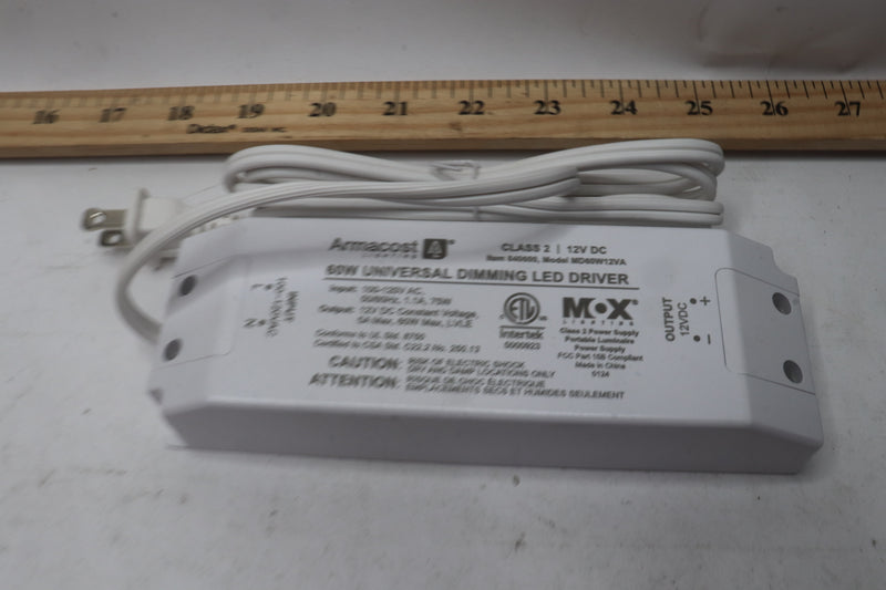 Armacost Dimmable Driver for LED Lighting with Removable AC Cord 60W White