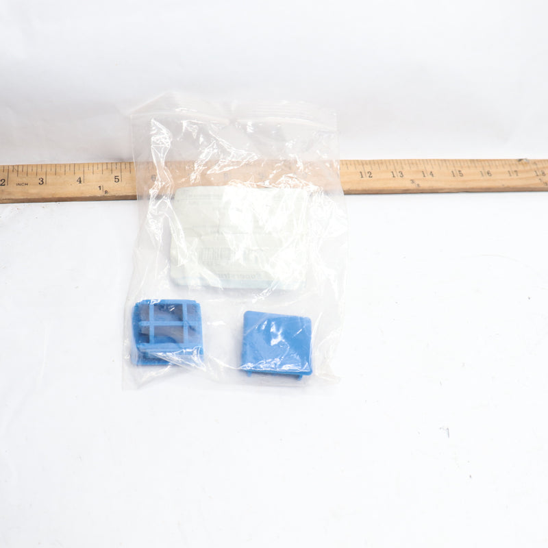 (2-Pk) Superstrut Strut End Cap For A Series Channel PVC Blue SECA-B2-20