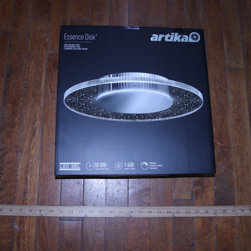 Artika Essence Disk Integrated LED Flush Mount Chrome 1005560170