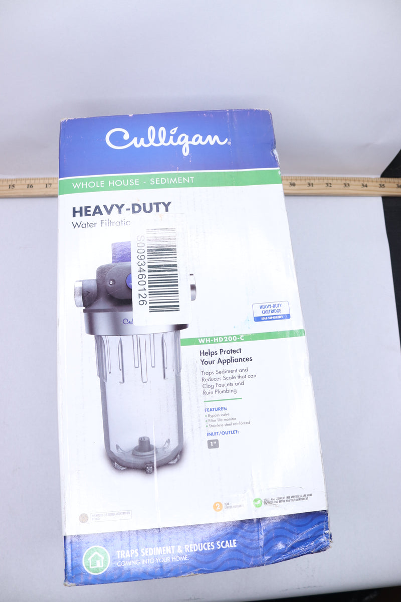 Culligan Whole House Spin Down Sediment 1" MNPT x 3/4" FNPT WH-HD200-C