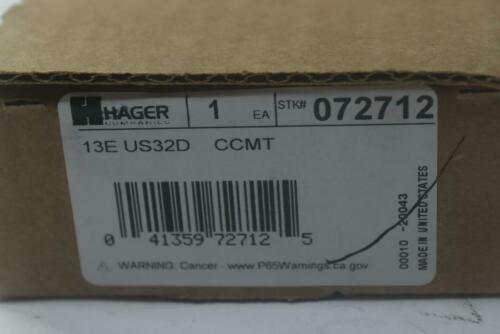 Hager Wrought Push/Pull Set Round Satin Stainless Steel 6" CC 13E-US32D