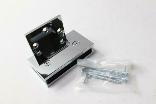 Brixwell Maxum Glass to Wall Hinge with Offset Plate Chrome H-MGTW-OP-C