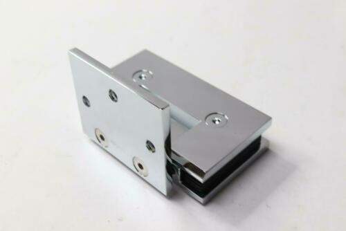 Brixwell Maxum Glass to Wall Hinge with Offset Plate Chrome H-MGTW-OP-C
