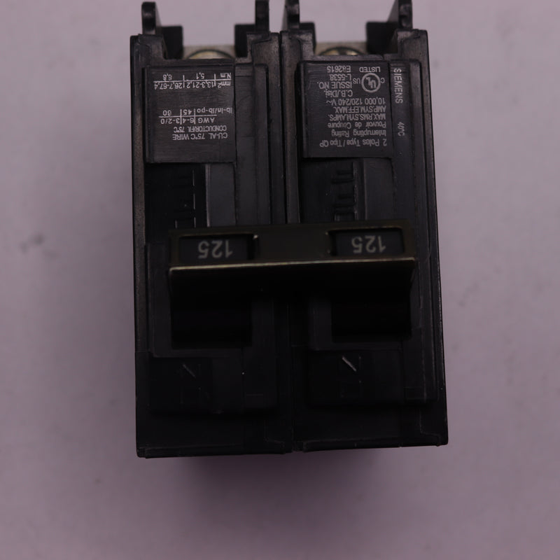 Siemens 125-Amp Double Pole Type QP Circuit Breaker Q2125