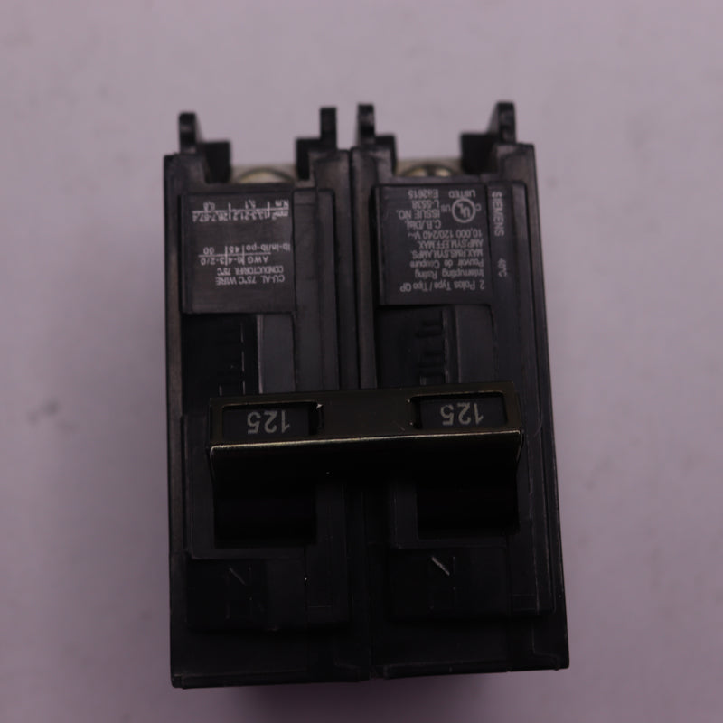 Siemens 125-Amp Double Pole Type QP Circuit Breaker Q2125