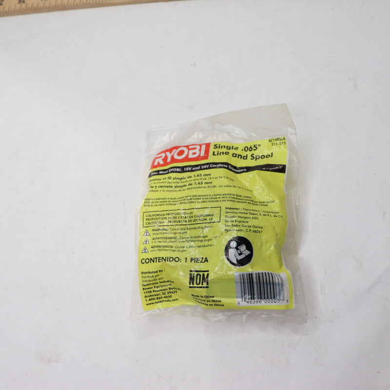 Ryobi ONE+ Replacement Line and Spool .065" AC14RSLA