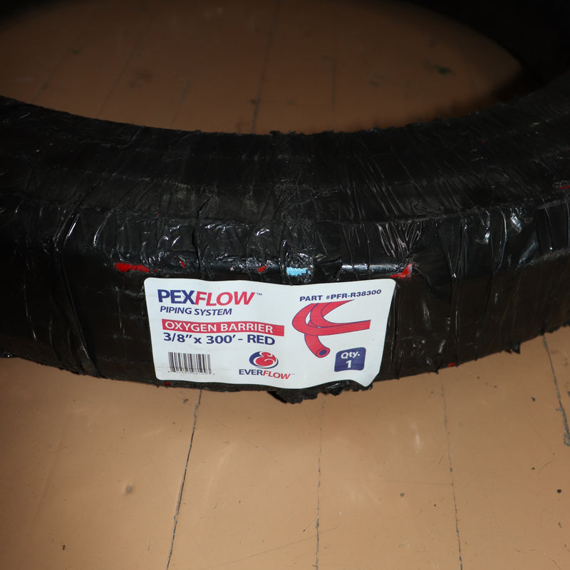 Supply Giant Oxygen Barrier Tubing Red 3/8" x 300ft 0080459598199 - 1 Roll