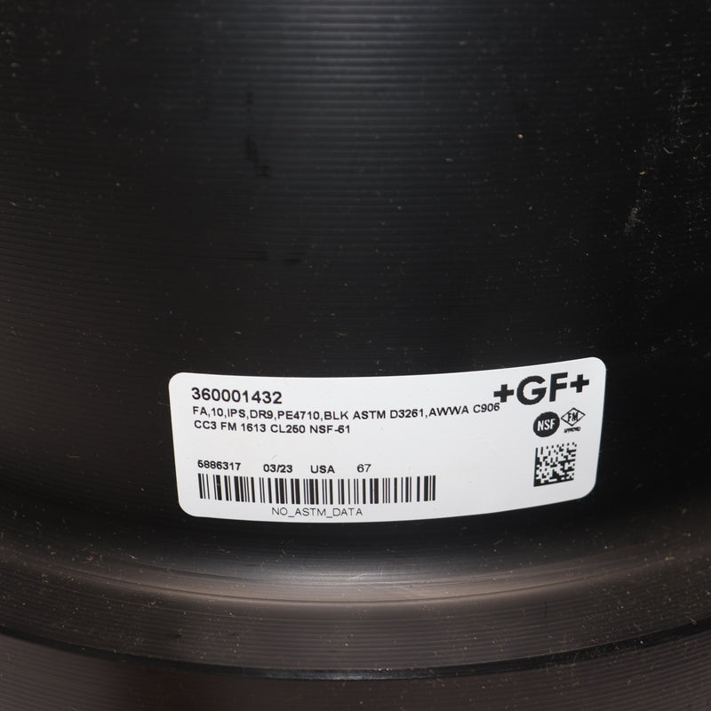 GF Butt Fusion Flange Adapter 10" 360001432