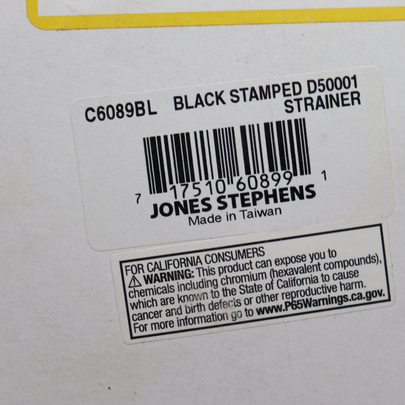 (1-Pk) Jones Stephens Stamped Strainer Black C6089BL