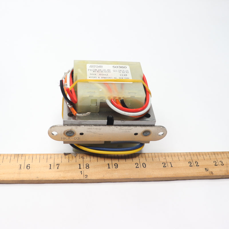 Mars Foot Mount Transformer 208/240V to 120/24V 50380