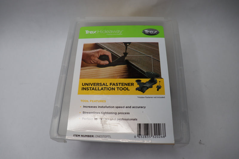 Trex Hideaway Hidden Fastener Installation Tool Black ONESTEPTL