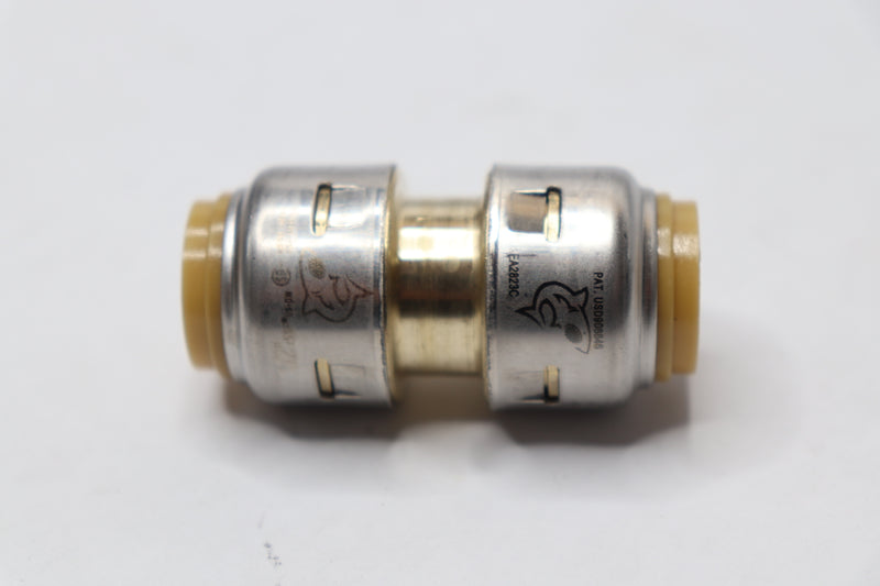 SharkBite Push to Connect Coupling Pex Pipe Plumbing Fitting Brass 1/2" UR800A