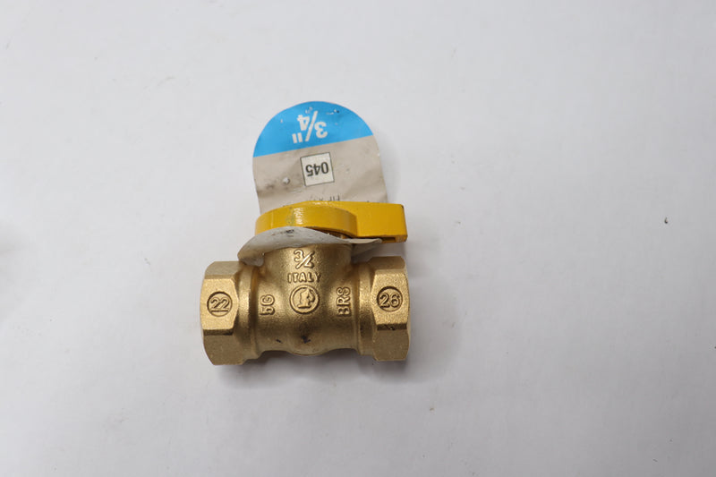 Everbilt Gas Valve Brass 3/4" FPT 110-524EB